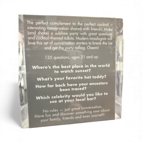 TableTopics Cocktail Question Card Game - Picture 2 of 5